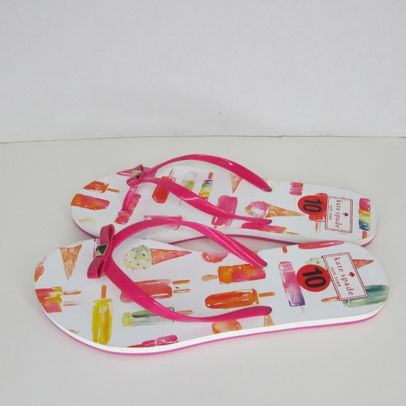 Kate Spade Shoes - Kate Spade Popsicle Ice Cream Flip Flops Size 10